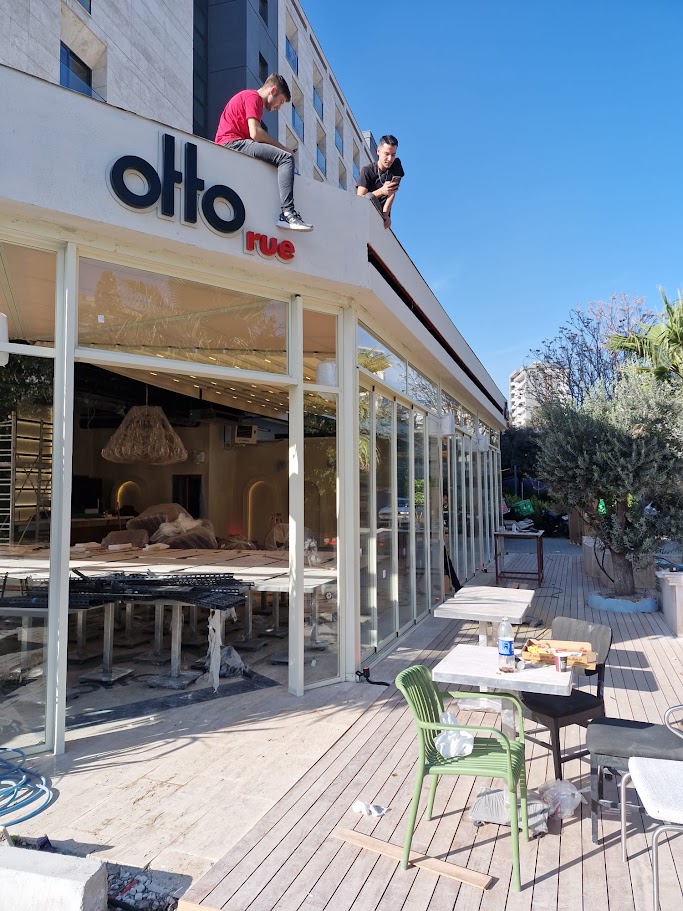 otto rue endirek ışıklı kutu harf