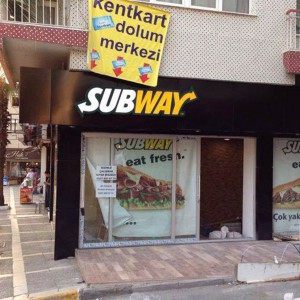 Subway Alüminyum Ledli Tabela izmir